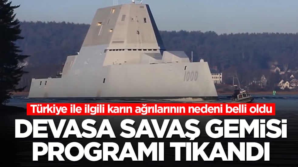 Türkiye ile ilgili karın ağrılarının nedeni belli oldu: Devasa savaş gemisi programı tıkandı