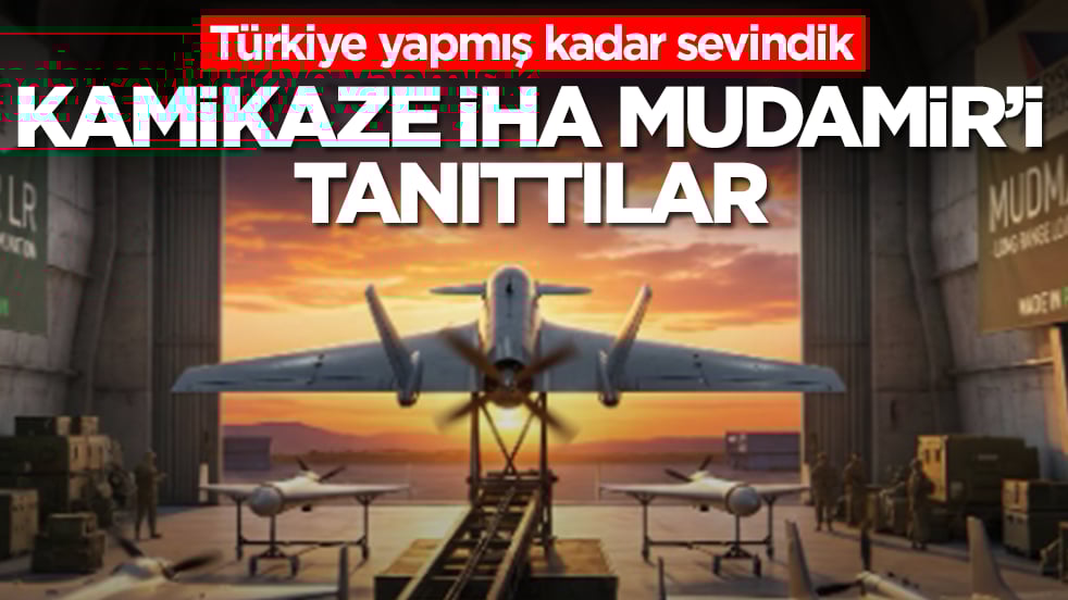 Türkiye yapmış kadar sevindik: Kamikaze İHA Mudamir-LR’yi tanıttılar