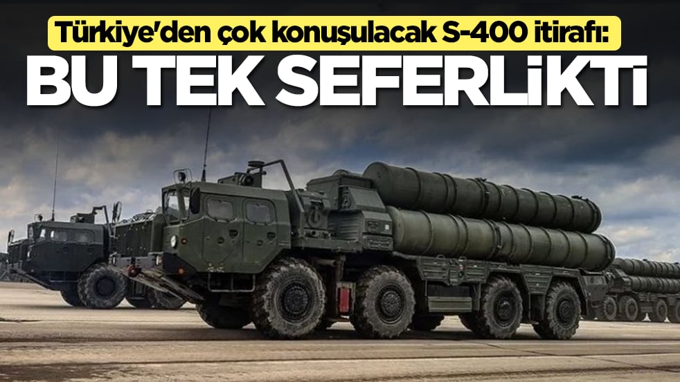 BAE'ye satılacağı konuşuluyordu! Türkiye'den çok konuşulacak S-400 itirafı geldi: Bu tek seferlikti
