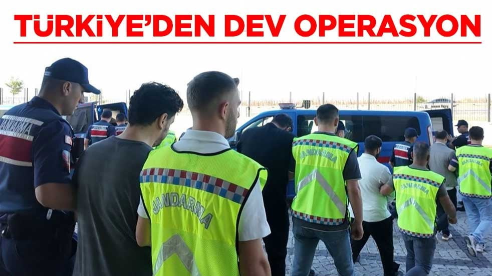 Türkiye'den dev operasyon! 1037 zanlı hakkında gözaltı kararı