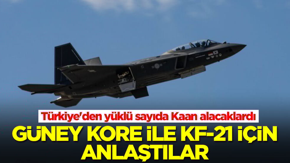 Türkiye'den Kaan alacaklardı! Ani kararla Güney Kore ile KF-21 savaş uçağı için anlaştılar
