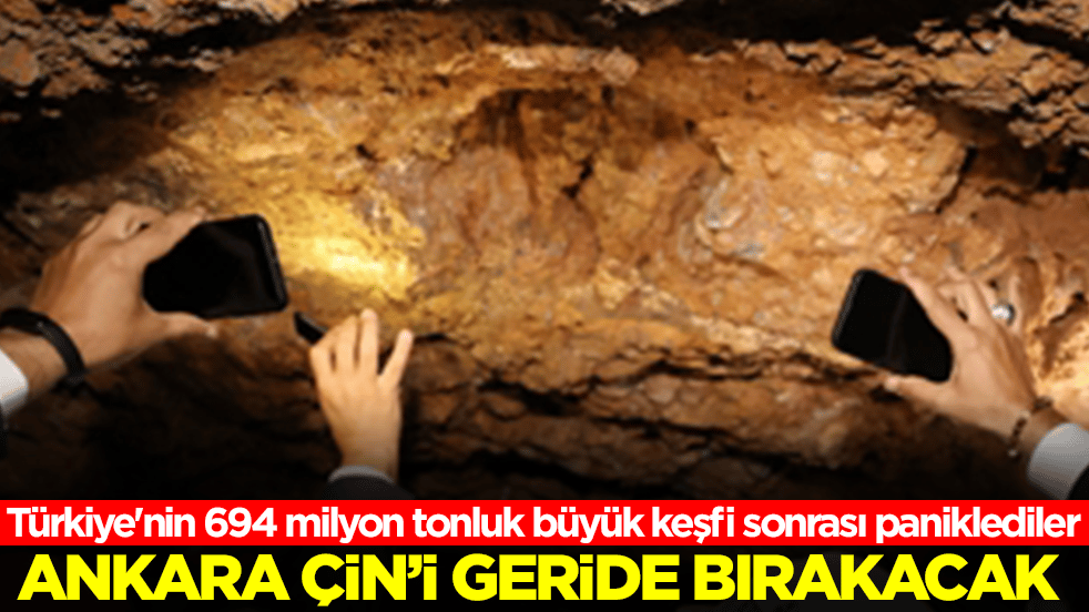 Türkiye'nin 694 milyon tonluk büyük keşfi sonrası paniklediler: Ankara Çin'i geride bırakacak