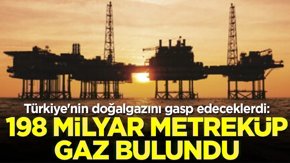 Türkiye'nin doğalgazını gasp edeceklerdi: 198 milyar metreküp gaz keşfedildi