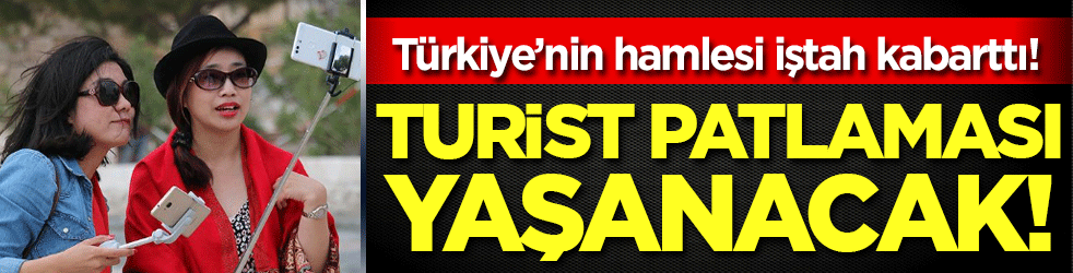Türkiye'nin hamlesi sonrası sıraya girdiler: Hedef 1 milyon turist!