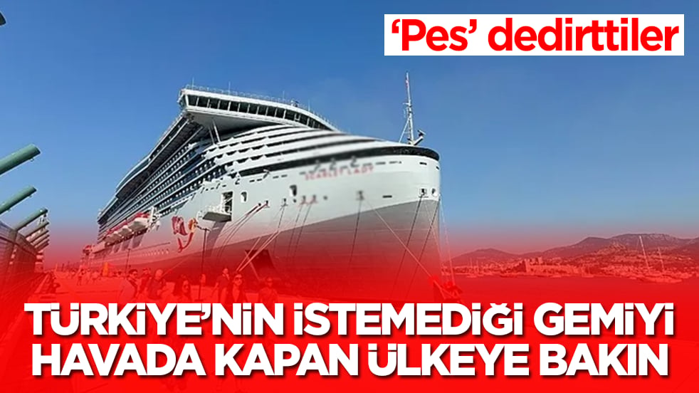 Türkiye'nin istemediği gemiyi havada kapan ülkeye bakın: 'Pes' dedirttiler