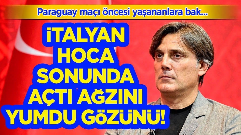 Türkiye'nin kritik maçı öncesi... Montella'dan flaş sözler: Kaos çıkarmaya çalışanlardan daha çok Türk'üm