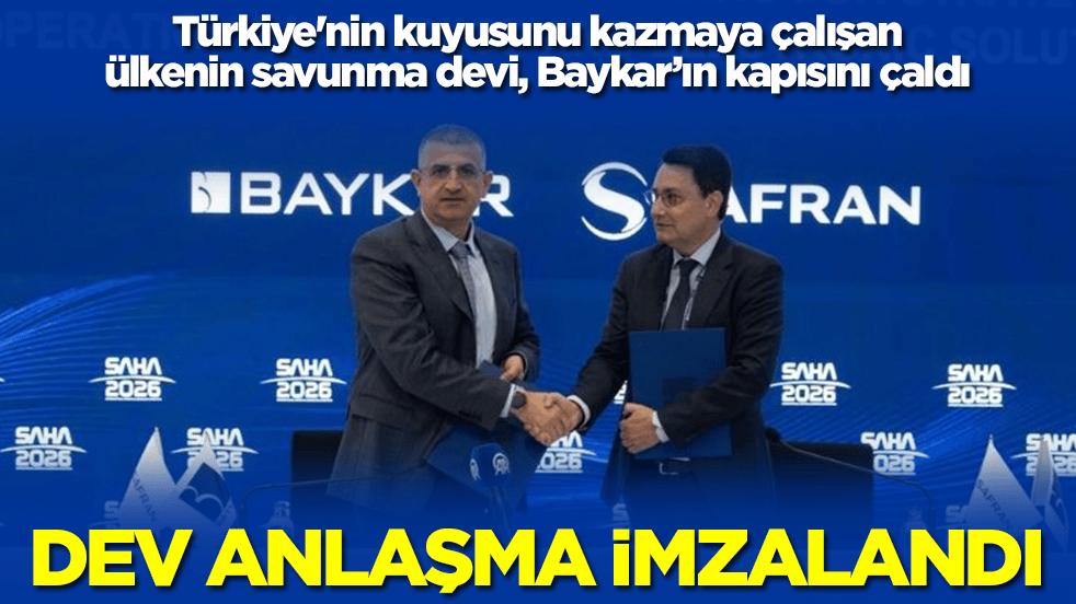 Türkiye'nin kuyusunu kazmaya çalışan ülkenin savunma devi, Baykar’ın kapısını çaldı: Dev anlaşma imzalandı