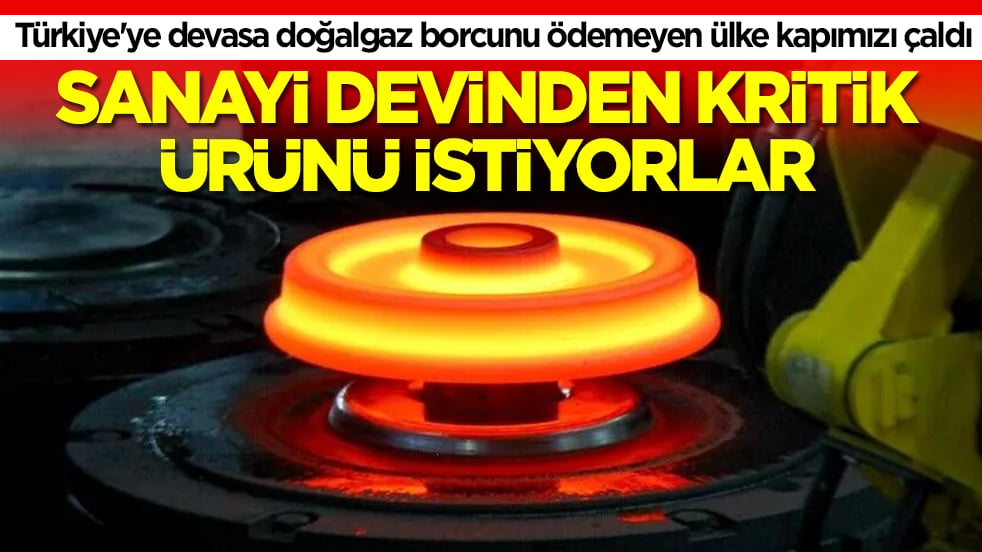 Türkiye'ye devasa doğalgaz borcu takan ülke kapımızı çaldı: Sanayi devinden kritik ürünü istiyorlar