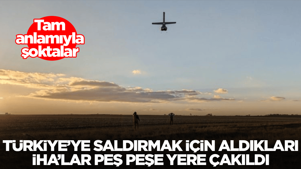Türkiye'ye saldırmak için aldıkları İHA'lar peş peşe yere çakıldı: Tam anlamıyla şoktalar
