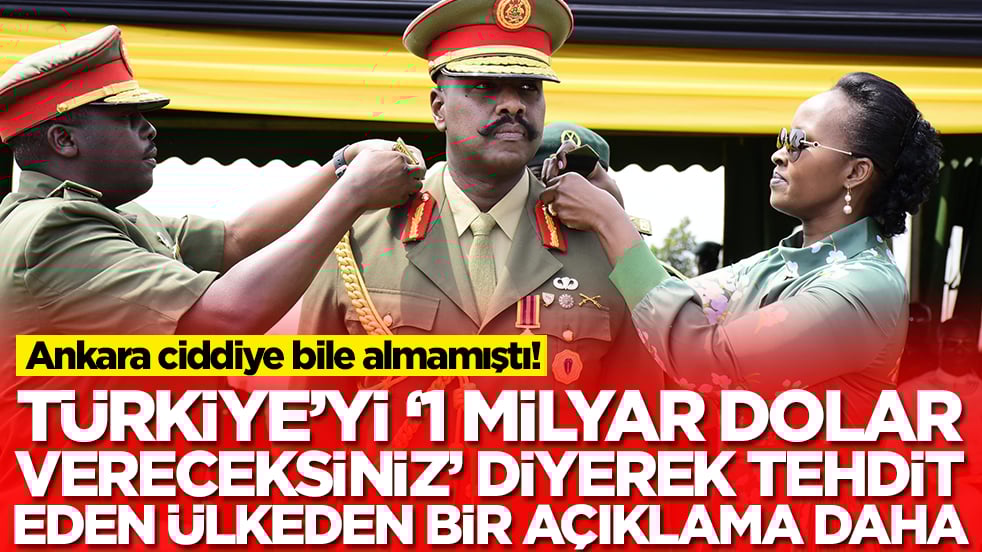 Türkiye'yi '1 milyar dolar vereceksiniz' diyerek tehdit eden ülkeden bir açıklama daha: Alarm verilecek...