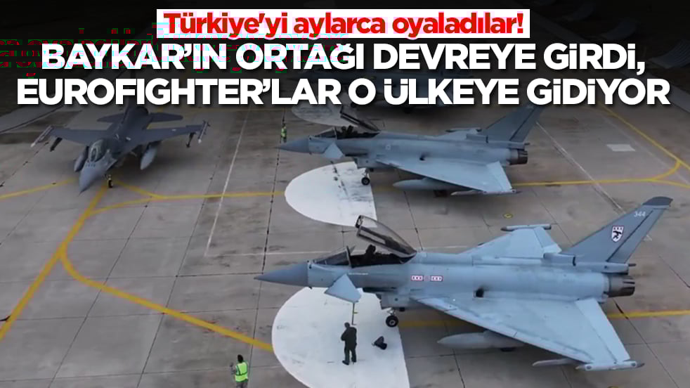 Türkiye'yi aylarca oyaladılar! Baykar'ın ortağı devreye girdi, Eurofighter Typhoon'lar o ülkeye gidiyor