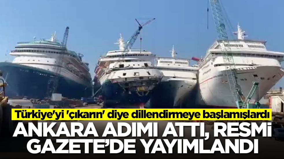 Türkiye'yi 'çıkarın' diye dillendirmeye başlamışlardı: Ankara adımı attı, Resmi Gazete'de yayımlandı