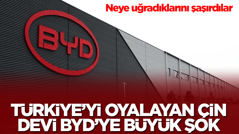 Türkiye'yi oyalayan Çin devi BYD'ye büyük şok