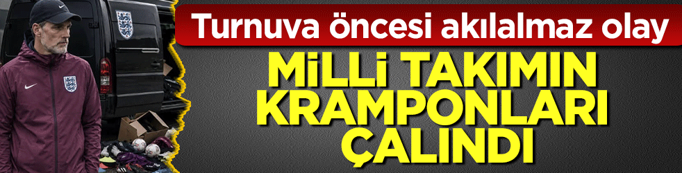 Turnuva öncesi akılalmaz olay! Milli takımın kramponları çalındı