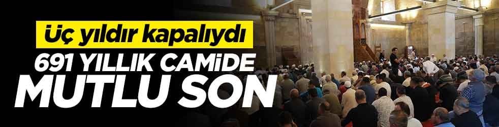Üç yıldır kapalıydı: 691 yıllık camide mutlu son
