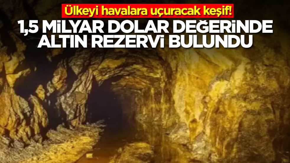 Ülkeyi havalara uçuracak keşif: 1,5 milyar dolar değerinde altın rezervi bulundu