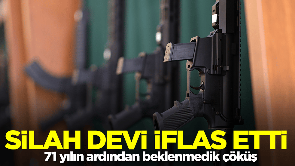 Ünlü silah devi iflas etti! 71 yılın ardından beklenmedik çöküş
