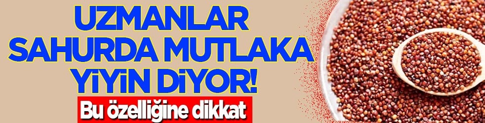 Uzmanlar sahurda mutlaka yiyin diyor! 16 saat tok tutuyor, tam bir enerji deposu! Müthiş şifa