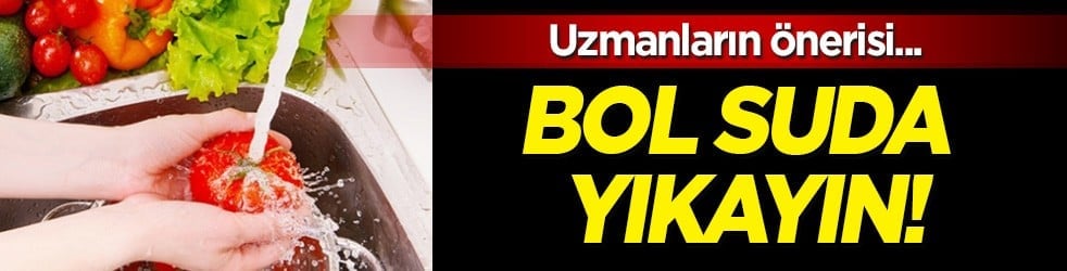 Uzmanlar uyarıyor! Meyve ve sebzeleri bol suda yıkayın: Bir şey olmaz deyip geçmeyin!