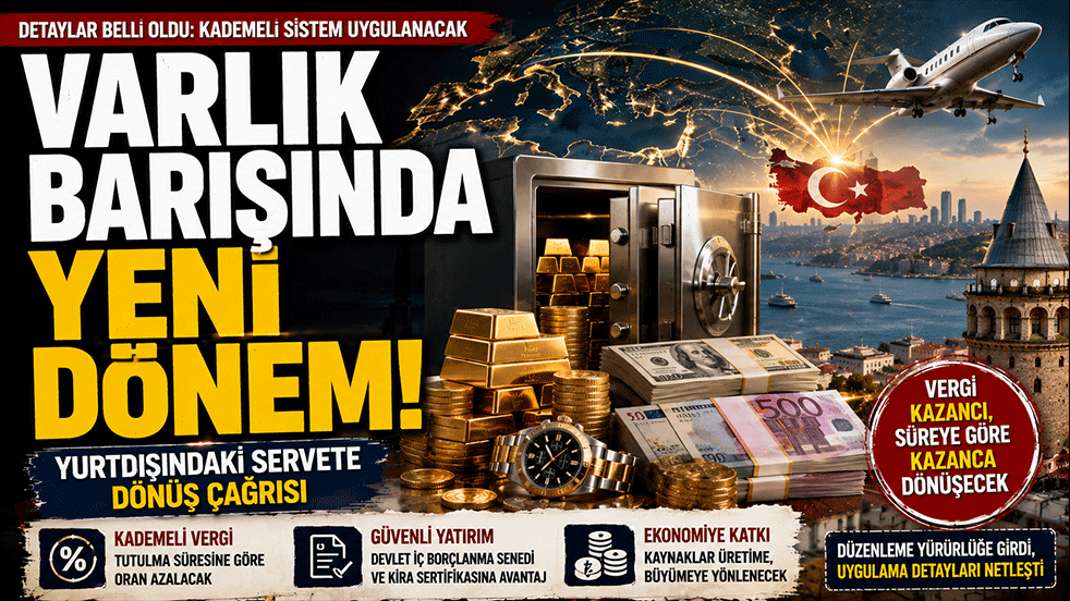 Varlık barışında yeni dönem! Yurtdışındaki servete dönüş çağrısı