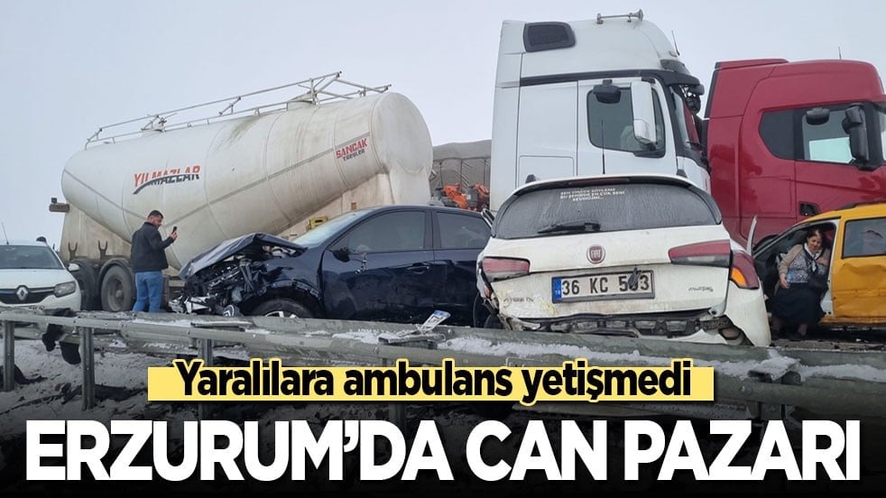 Yaralıları taşımak için ambulans yetişmedi: Erzurum'da can pazarı...