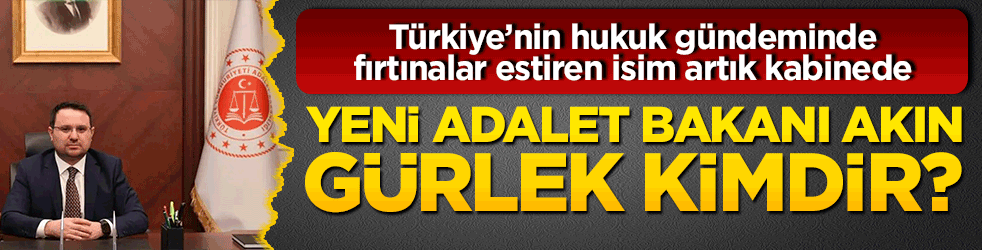 Yeni Adalet Bakanı Akın Gürlek kimdir? İşte kariyeri, eğitimi ve merak edilen tüm detaylar! Türkiye’nin hukuk gündeminde fırtınalar estiren isim artık kabinede