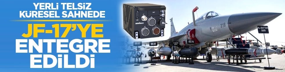 Yerli telsiz küresel sahnede: JF-17’ye entegre edildi