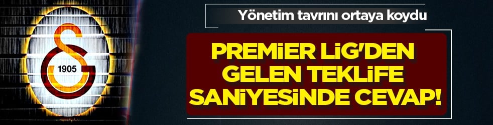 Yetkili isim konuştu... Dursun Özbek, Premier Lig'den Sallai için gelen teklife saniyesinde dönüş yaptı