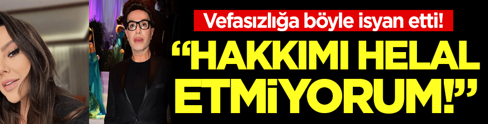 Yılmaz Morgül Ebru Gündeş'e tepki gösterdi: 'Hakkımı helal etmiyorum'