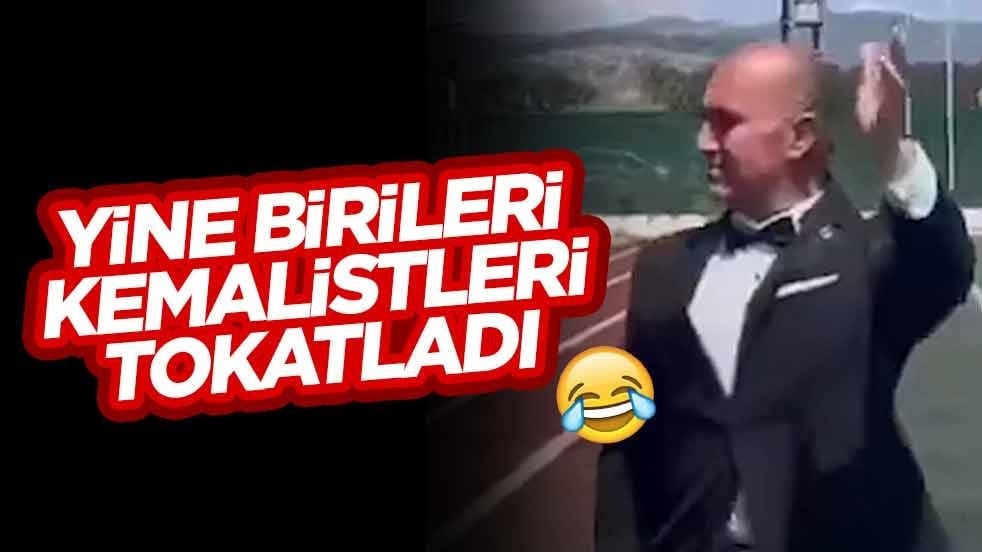 Yine birileri kemalistleri tokatladı
