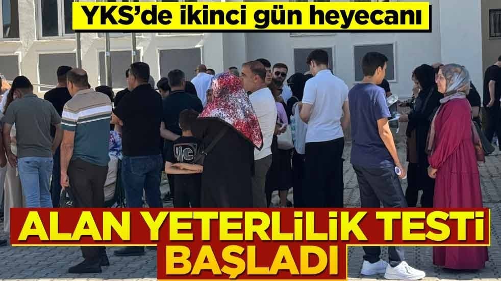 YKS'de ikinci gün heyecanı: Alan Yeterlilik Testi (AYT) başladı