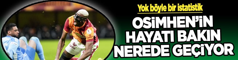 Yok böyle bir süre: Osimhen'in hayatı genellikle ceza sahası içinde geçiyor!