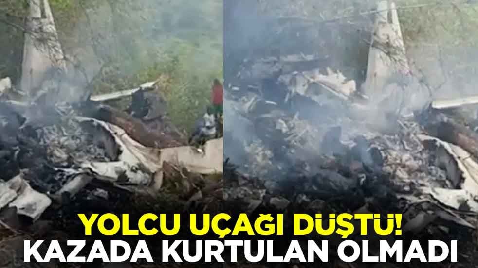 Yolcu uçağı düştü: Kazada kurtulan olmadı