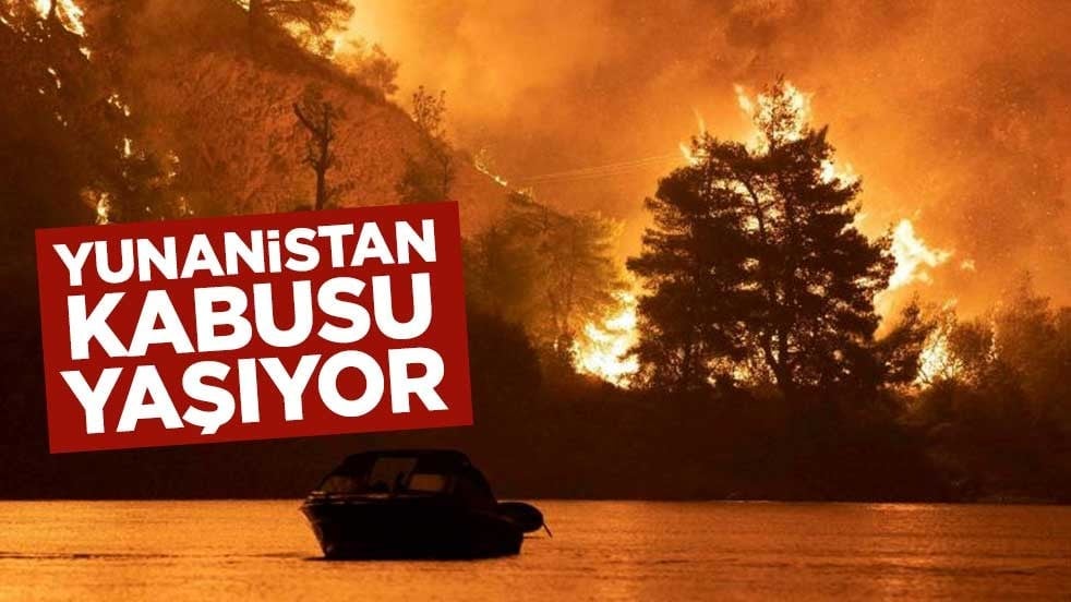 Yunanistan kabusu yaşıyor! 2 yerleşim yeri boşaltıldı