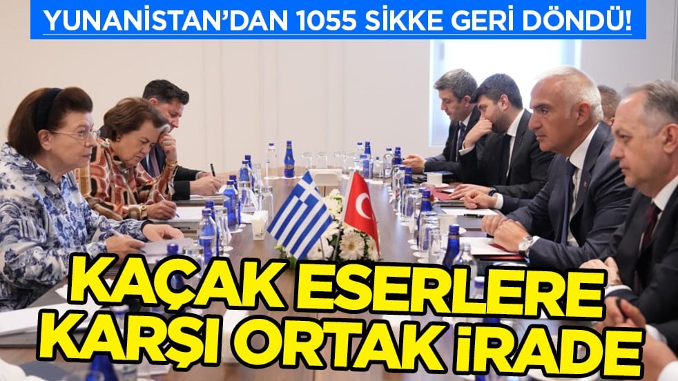 Yunanistan'dan 1055 sikke geri döndü: Kaçak eserlere karşı ortak irade...