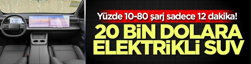 Yüzde 10-80 şarj sadece 12 dakika! Nissan'dan 20 bin dolara SUV