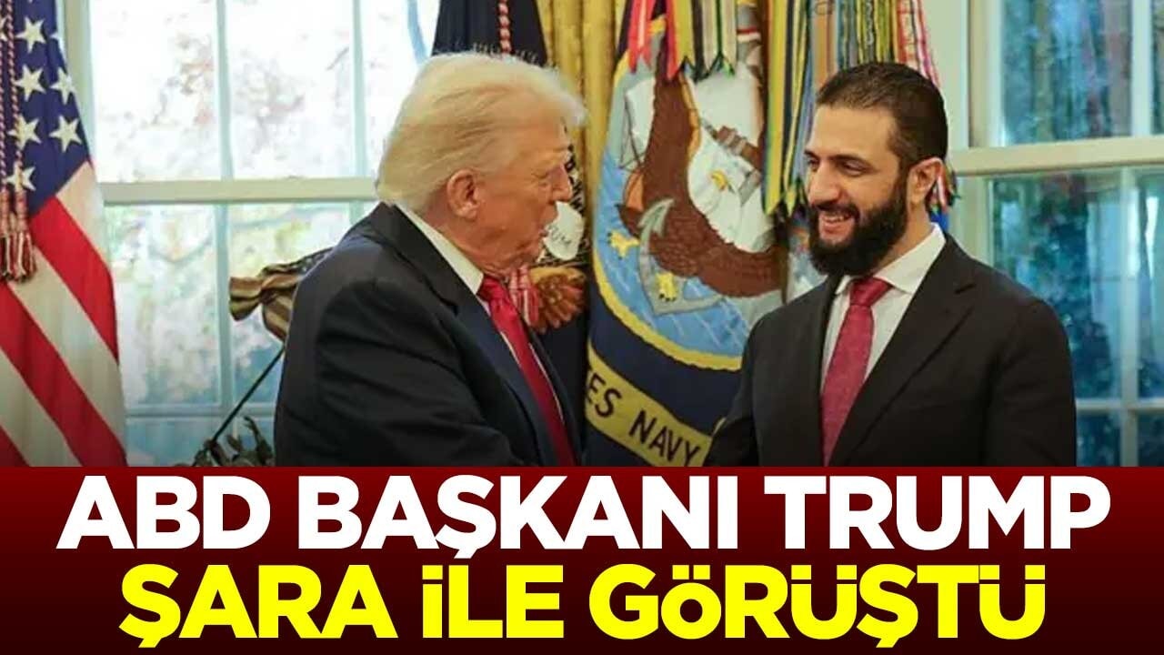 ABD Başkanı Donald Trump duyurdu: Suriye Cumhurbaşkanı ile çok iyi bir görüşme gerçekleştirdik