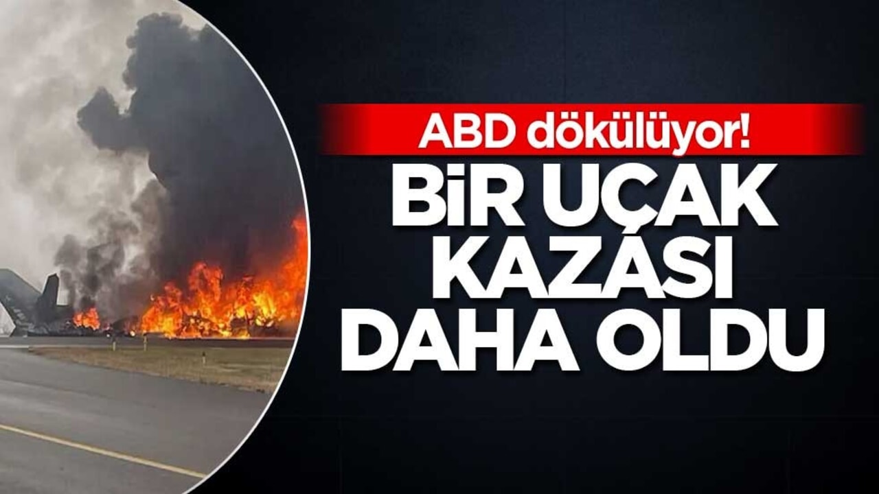 ABD dökülüyor! Yine bir uçak kazası daha