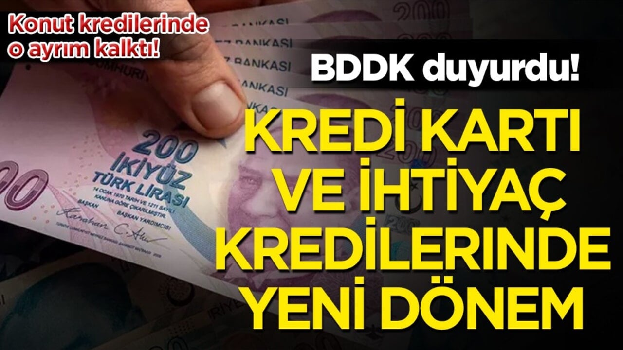 BDDK'dan borçlulara nefes aldıracak karar: Kredi kartı ve ihtiyaç kredilerine 48 ay yapılandırma!