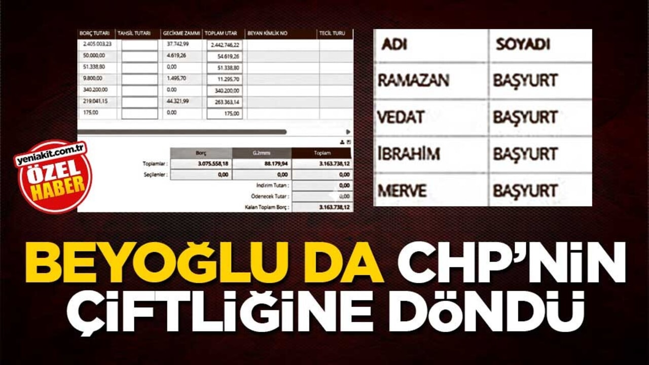 Beyoğlu da CHP’nin çiftliğine döndü