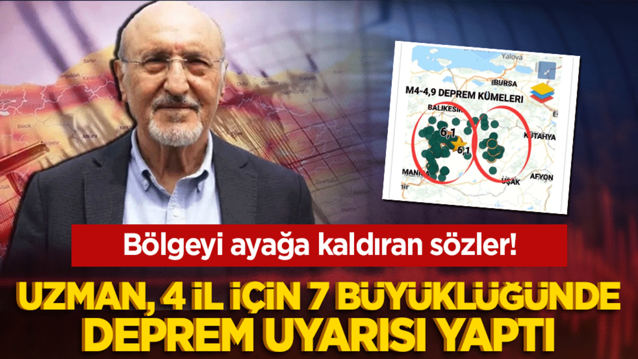 Bölgeyi ayağa kaldıran sözler! Uzman 4 il için 7 büyüklüğünde deprem uyarısı yaptı