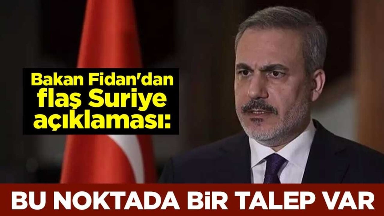 "Bu noktada bir talep var" diyen Dışişleri Bakanı Hakan Fidan: Suriye'de ateşkesin bir müddet daha uzatılması gerekebilir