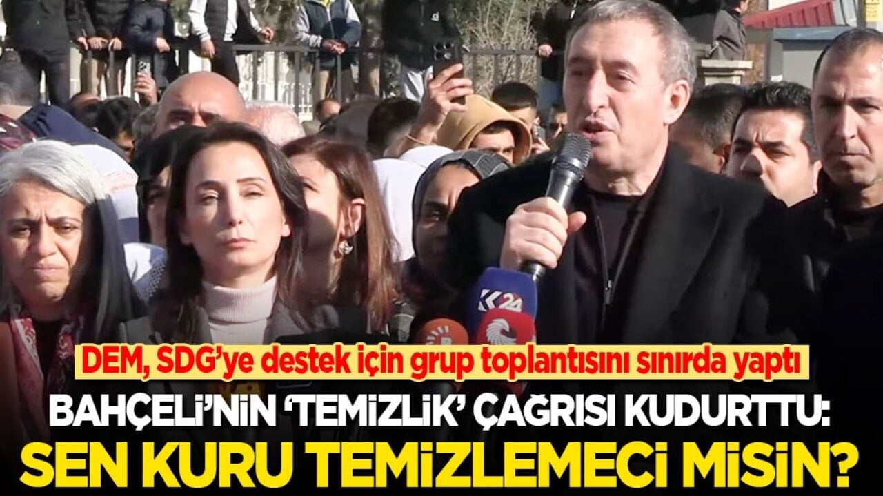 Bahçeli’nin 'temizlenmeli' sözü DEM’lileri delirtti: Sen kuru temizlemeci misin?