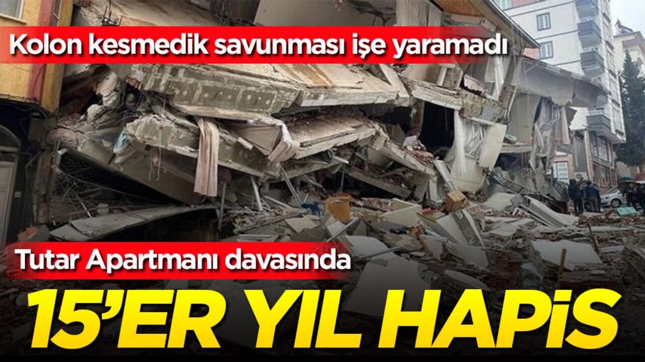 Depremde 63 kişiye mezar olan Tutar Apartmanı davası karara bağlandı