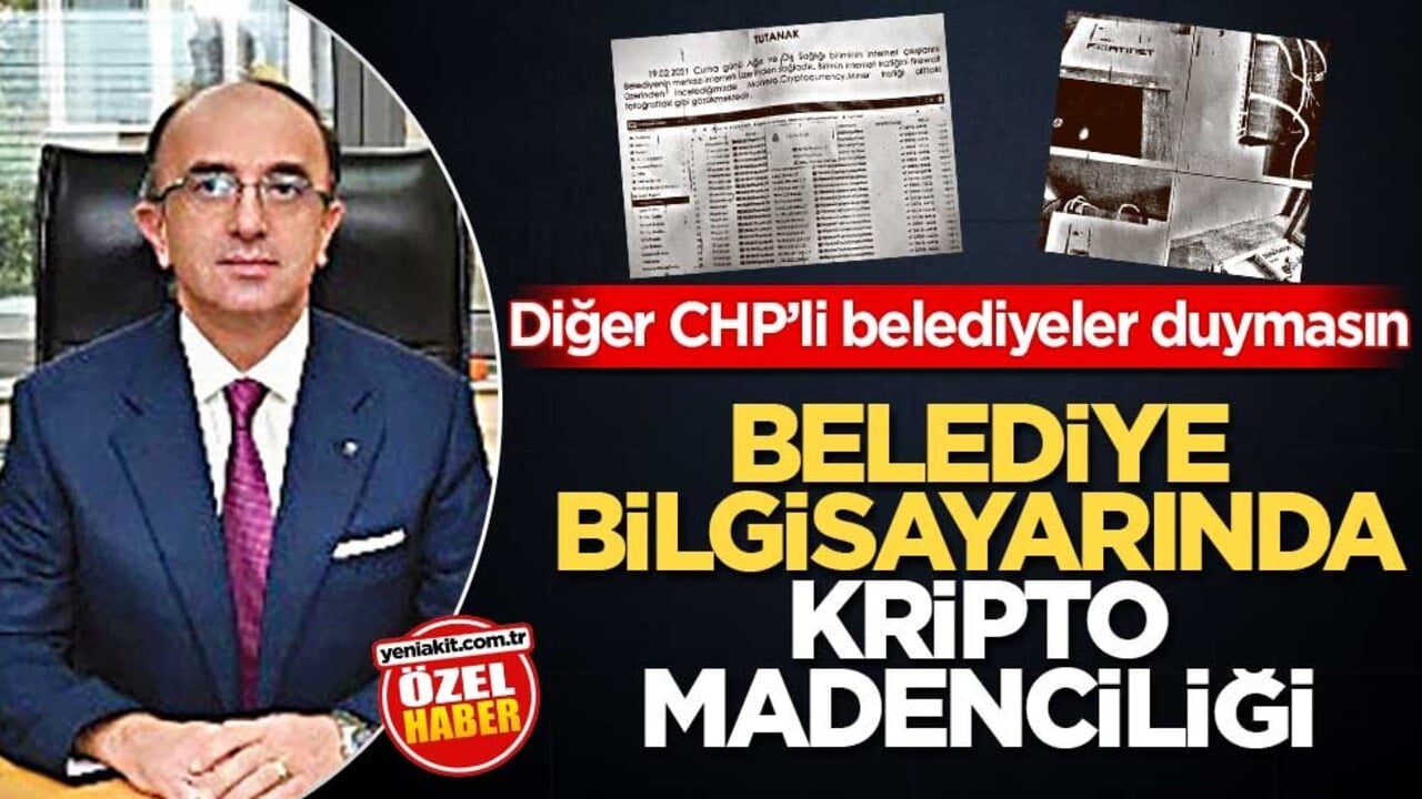 Diğer CHP’li belediyeler duymasın! Belediye bilgisayarında kripto madenciliği