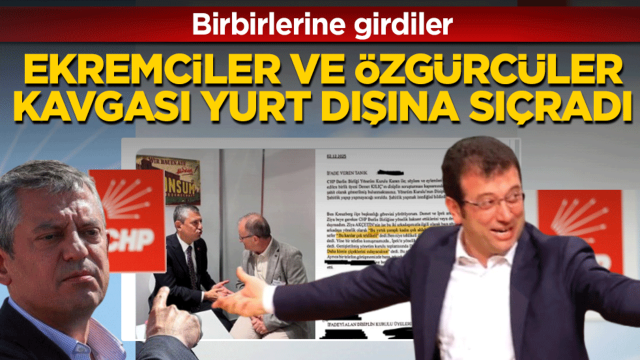 Ekremciler ve Özgürcüler kavgası yurt dışına sıçradı: Birbirlerine girdiler