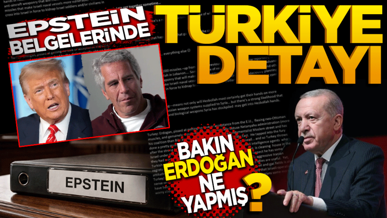 Epstein belgelerinde Türkiye Detayı! Bakın Erdoğan ne yapmış?