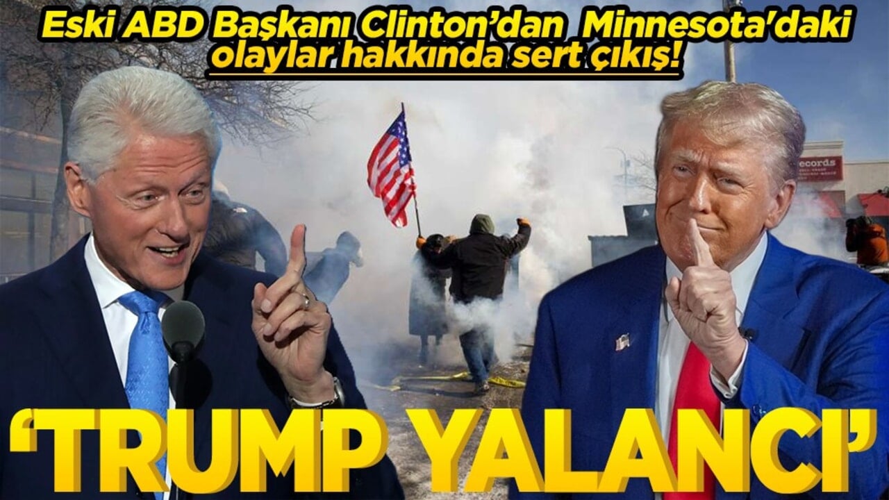Eski ABD Başkanı Clinton’dan Minnesota'daki olaylar hakkında sert çıkış! Trump yalancı