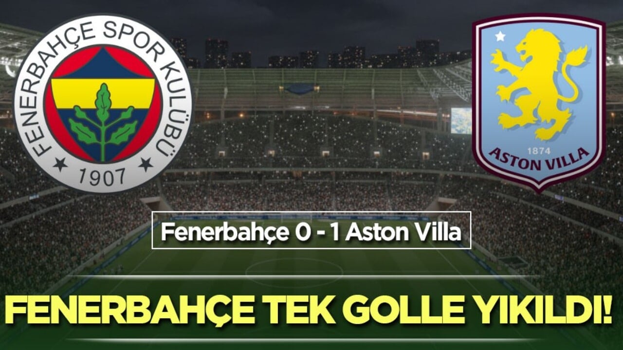 Fenerbahçe tek golle yıkıldı