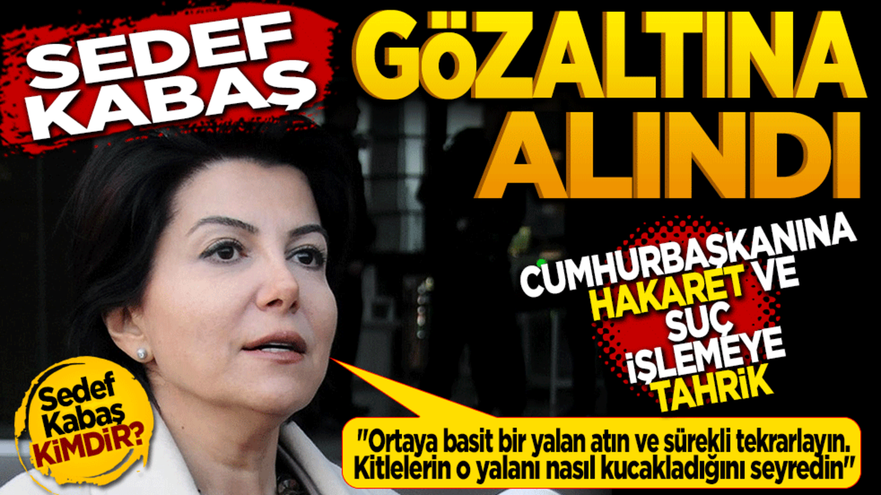 Gazeteci Sedef Kabaş gözaltına alındı! Sedef Kabaş kimdir?